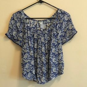 Forever 21 Floral Off the Shoulder Shirt!